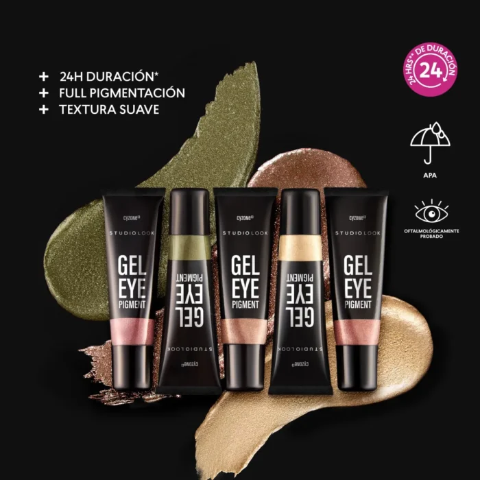 Sombra Líquida Gel Eye Pigment Metal Studio Look - Imagen 3